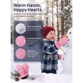 thumbnail image 4 of Deago 4 Pairs Kids Winter Gloves - Snow & Ski Waterproof Thermal Insulated Gloves for Boys Girls Toddler Children for Cold Weather (4 Color), 4 of 7