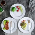 thumbnail image 7 of Melamine Dinner Plates Set - 10 3/4 Inch Dinner Dishes Set, 6pcs, White, Dishwasher Safe, 7 of 7