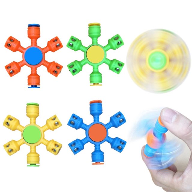 Yema Del Dedo Gyro Finger Adulto Descompresión Artefacto Aliviar El Estrés Dedo Spinning Toy Vogacara FN005592-00