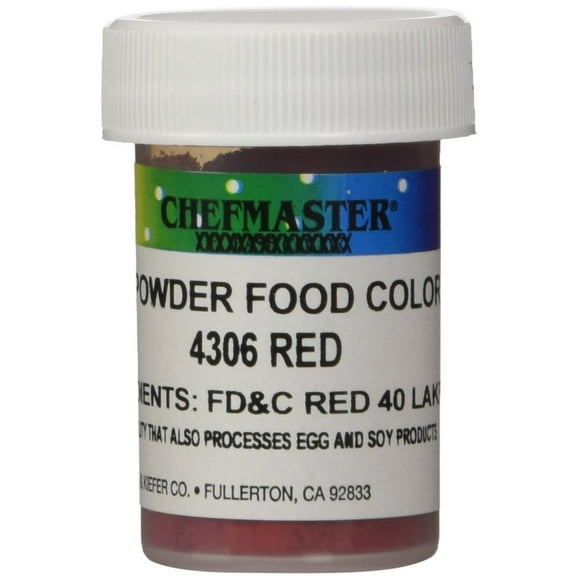Powder Food Color Red - 3 Grams by Chefmaster