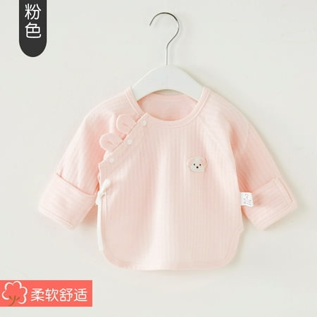 

QWZNDZGR Newborn Baby s Half-Back Clothes In Spring Autumn And Winter And Clothes Made Of Pure Cotton At The Beginning Of The Year