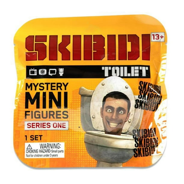 Minifigura coleccionable Skibidi Toilet Mystery de 2,5 cm