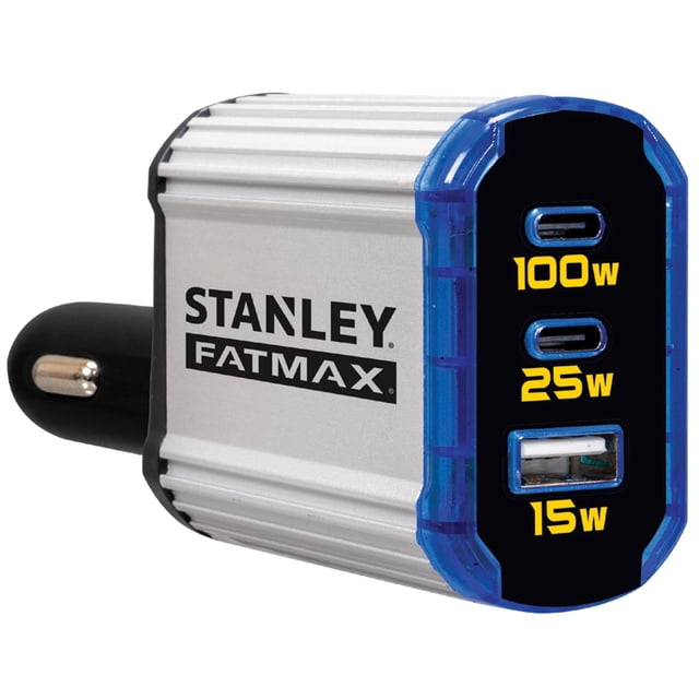 Inversor de corriente STANLEY DC100F 100W con dos puertos USB-A/C