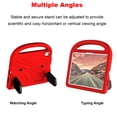 thumbnail image 3 of Allytechgroup for iPad 11th generation 2025 Case, iPad 10th generation 2022 Case for Kids, EVA Slim Case with Handle & Foldable Kickstand & Shoulder Strap Shockproof Protective Back Cover, Red, 3 of 10