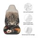 thumbnail image 4 of Fotbe Butterfly Cow With Flowers Funda para Asiento de Auto con Estampado – Impermeable y Antisudor – Ajuste Universal, Lavable a Máquina, Antideslizante (1 Pieza), 4 of 5