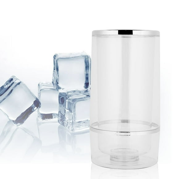 Plastic Transparent Ice Bucket Ice Beverage Tub Cooling Drinks Beer