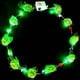 thumbnail image 1 of Corona emisora de luz con aro de espuma y flores LED de 10 luces, 1 of 1