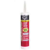 DAP Kwik Seal Plus Kitchen & Bath Caulk - Waterproof, Microban - 10.1 oz, Clear