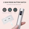 thumbnail image 2 of Mini lámpara Led UV de mano para uñas, secador de uñas recargable portátil para curar esmalte de Gel con pantalla, máquina de manicura, 2 of 5