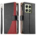 thumbnail image 1 of Funda cartera GANGXUN para Xiaomi 14T 5G , cuero PU con tarjetero, cremallera, correa de mano, soporte y protección 499°, 1 of 6