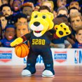 thumbnail image 4 of Bleacher Creatures Denver Nuggets Rocky 10" Mascot Plush Figure (City Edition), 4 of 5