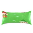 thumbnail image 3 of Christmas Cartoon Elves Satin Pillowcase 20''x40'' Double-Sided Print Soft Wrinkle Resistant, 3 of 9