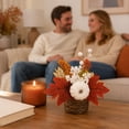 thumbnail image 5 of Table Centerpiece Artificial Fall Foliage Arrangement 1 Piece for Home Kitchen Coffee Table Dining Room Thanksgiving Party Seasonal Decor, 5 of 7