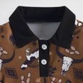 thumbnail image 4 of Western Baby Boy Summer Clothes 0 3 6 12 18 Months Cow Print Short Sleeve Polo Romper Bodysuit One Piece Jumpsuit Outfits Kaprioy Boys Graduation Outfit, 4 of 7