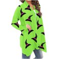 thumbnail image 6 of Dyegold Womens Hall-oween Sweatshirt Teen Girls Oversized Cardigan Floral Cardigan Cotton Linen Fall Fashion ​Hall-oween ​Women'S Cardigans ​Sales 2023, 6 of 7