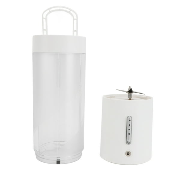 Licuadora Eléctrica, Mini Licuadora 6 Cuchilla de Silicona Inferior Mezcla RÁPIDA 450 ml Para Cocina
