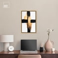thumbnail image 3 of Glimmering Edges III Canvas Gold Leaf Wall Art by Art Remedy, Gold Frame, 16" x 24", 3 of 7