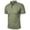 Green, variant on Men Shirts Short Sleeve Crew Neck Henley Shirt Loose Fit Green Button Up Shirts Men Clothing