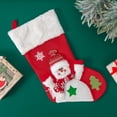 thumbnail image 6 of EUDIDV Christmas Ornaments Personalized Christmas Stockings Christmas Stockings With Names 18in Stockings With Santa Snowman And Reindeer Designs Custom Stockings For Holiday Decor Xmas Tree Decor, 6 of 7