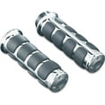 thumbnail image 2 of Kuryakyn Premium Iso Handlebar Grips For Throttle And Clutch: Universal Fit For Motorcycles With 7/8" Diameter Bars, Chrome, 1 Pair 6241, 2 of 3
