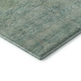 thumbnail image 3 of Addison Rugs Mayfield Premium Machine Washable Traditional Global Teal Rectangle Rug, 10' X 14' Machine Washable Traditional Global Teal Oversized Sherpa Throw Blanket, 3 of 6