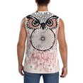 thumbnail image 4 of Balery Dreamcatcher With Owl Camisetas sin mangas para hombre, absorbe la humedad y protege contra el mal olor.-Medium, 4 of 7