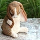 thumbnail image 5 of Figura de juguete de conejo de orejas caídas, decoración de conejo sólido, juguete de animal de granja para niños pequeños C, 5 of 9