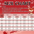 thumbnail image 3 of Rotm Christmas Women'S Hooded Sweatshirt Ugly Christmas Hoodies For Women Cute Santa Claus Funny Xmas Printed Zip Up Sweatshirt Winter Holiday Pullover Tops Wine,3XL, 3 of 7