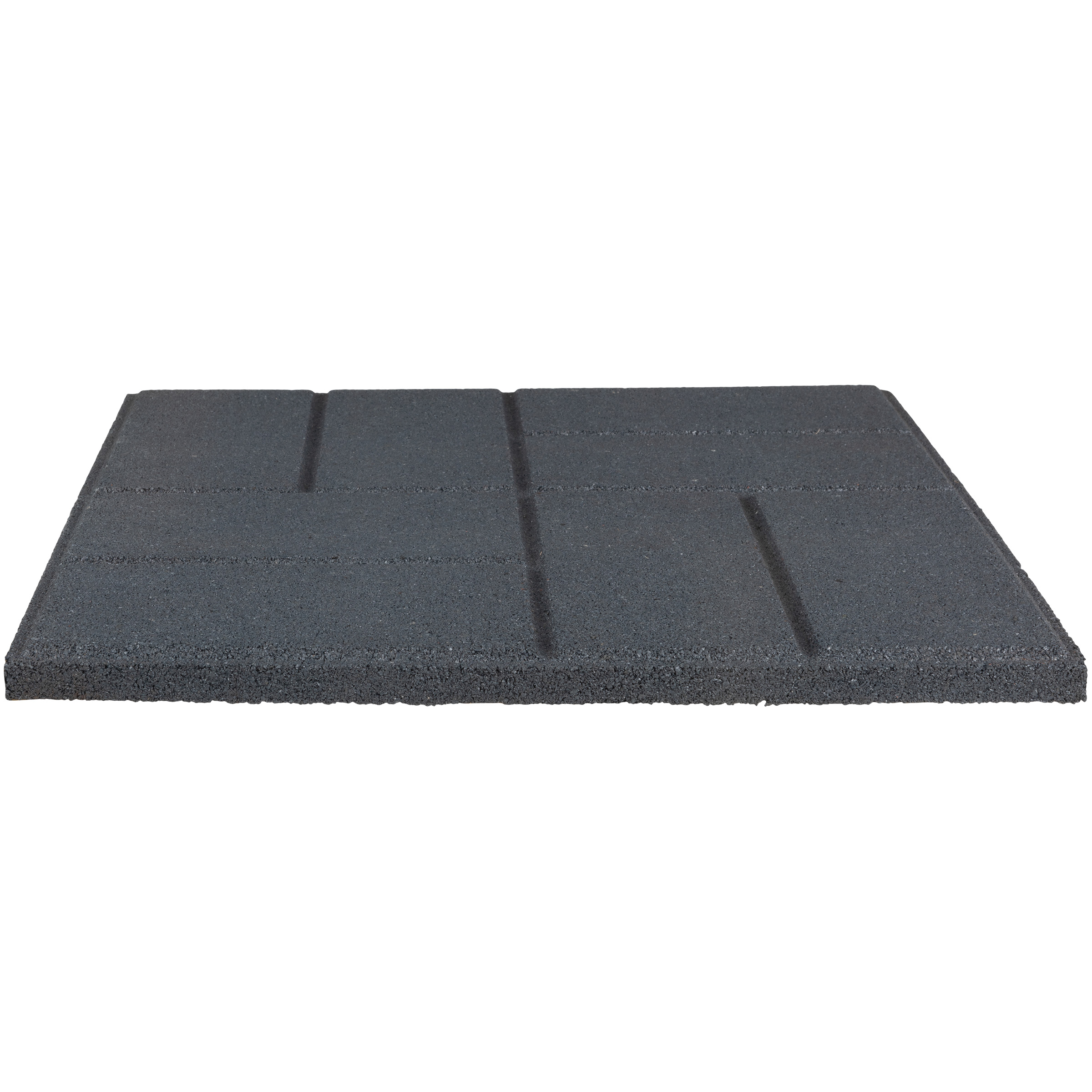 Pure Garden Rubber Deck Tiles 8-Pack - 28SQFT Outdoor Flooring Pavers, Gray