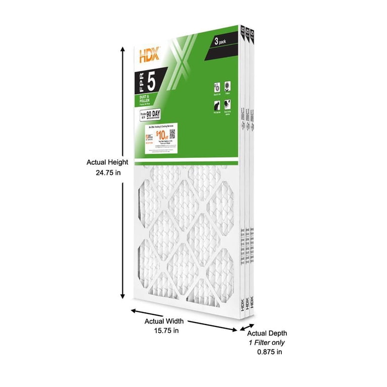 Case Of 12 Flanders 16x25x1 MERV 8 Pleated Air Filters – 3 Month Furnace Filters 12 thumbnail image