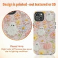 thumbnail image 2 of Cottagecore Halloween iPhone Case – Floral Ghost Vibes in Pastel Pink Phone Cover for iPhone 16 15 14 13 12 11 Pro Max Mini, 2 of 6
