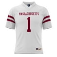 thumbnail image 2 of Youth GameDay Greats #1 White UMass Minutemen Football Jersey, 2 of 4