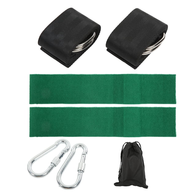 Kit de columpio con mosquetón superresistente con capacidad de 1000 kg para porches al aire libre y aventuras de acampada