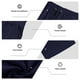 thumbnail image 4 of Pantalones largos de moda para hombre, casuales, de color sólido, con bolsillos y cremallera, cintura elástica, de poliéster., 4 of 9
