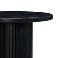 thumbnail image 4 of Chelsea Black Oak Entry Table, 4 of 6