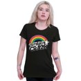 thumbnail image 4 of Cute But Crazy Sarcastic Funny Gym Womens Fitted Plus Size Graphic Tee Brisco Brands 2X, 4 of 5