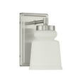 thumbnail image 2 of Trade Winds Faye 1-Light Wall Sconce in Brushed Nickel, 2 of 5
