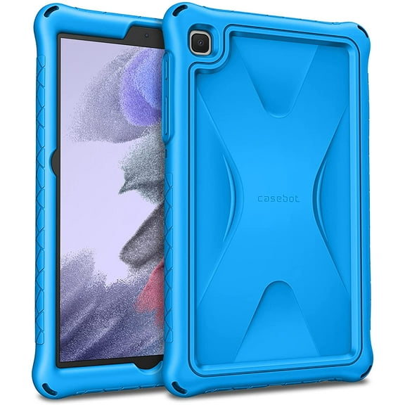 Fintie Silicone Case for Samsung Galaxy Tab A7 Lite 8.7 inch 2021 Model (SM-T220/T225/T227), Heavy Duty Shockproof Drop Protection Kids Friendly Protective Cover, Blue