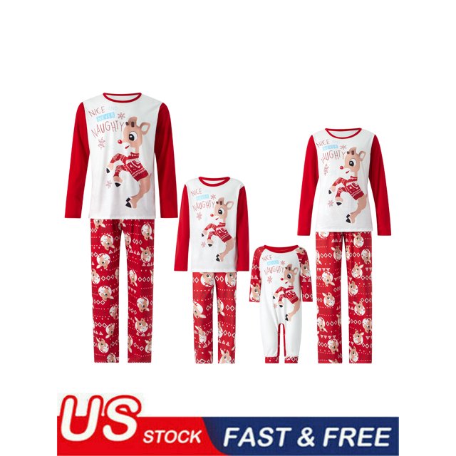 Pyjamas de Noël pour la Famille - Ensembles Assortis de Pyjamas de Noël pour la Famille
