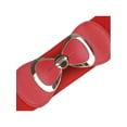 thumbnail image 2 of Cinturón elástico con hebilla de lazo para mujeres Inspire Chic, versátil para vestidos y blusas, 70x6cm/27.6x2.4" Rojo, 2 of 6