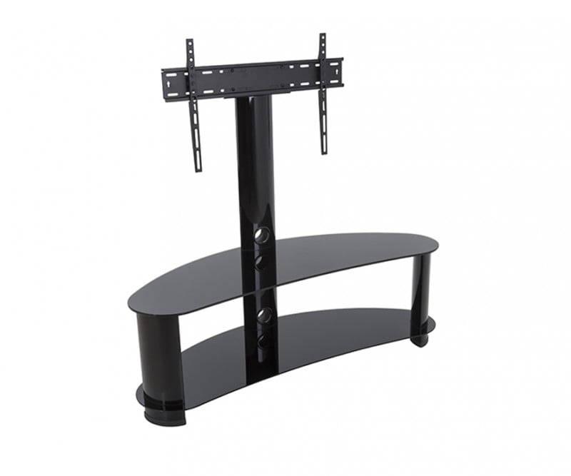 AVF Curved Pedestal TV Stand 32"65" Flat or Curved TV, Black