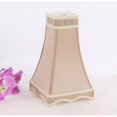 thumbnail image 3 of ZWP European Silk Lampshades Designer Tower Shape Coffee Color Modern Trendy Decorative Handmade Lamp Shade For Table Floor Lamp, 3 of 6