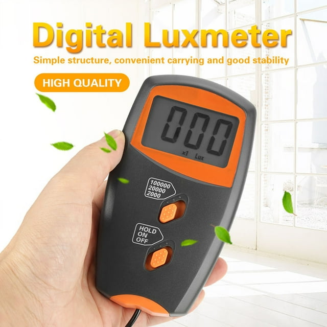 Illuminometer,LX1010BS Digital Luxmeter LCD Light Meter Illumination Tester Convenient Use