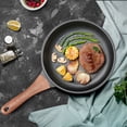 thumbnail image 3 of Granite Stone Coating Frying Pan, Heat Resistant Bakelite Handle & Durable Die-Cast Aluminum Technology for Even Heat Distribution, PFOA Free Skillet, Perfect for All Kitchens & Stovetops, 9.5 Inch, 3 of 6