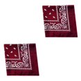 thumbnail image 2 of Matsuzay Estampado Bandana Bandas para el cabello para niñas Mujeres Niños Unisex Bufanda cuadrada Turbante Diadema Accesorios para el cabello Type1 NO1, 2 of 6