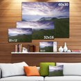 thumbnail image 3 of Mountain Plateau at Evening - Landscape Canvas Art Print, 3 of 4
