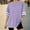 Purple, variant on Girls Oversized T Shirts- Fashion Soft Casual Short Sleeve Color Block Kids Summer Tops Tees Purple Size 10