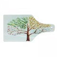 thumbnail image 1 of Watercolor Cutting Board, Tree with Changing Seasons Effect on Its Crown Nature Ecology Foliage Theme, Decorative Tempered Glass Cutting and Serving Board, Wine Bottle Shape, Multicolor, by Ambesonne, 1 of 1