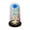 Blue, variant on Homenest Gold Foil Rose Glass Dome with LED Lights Eternal Flower Ornament Romantic Gift for Women Valentine's Day Birthday Blue
