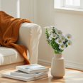 thumbnail image 4 of 1Pc Artificial Daisies Flowers Silk,Cemetery Flower,Plastic Memorial Bouquet for Hanging Window Box Home Table Centerpieces Decor,Artificial Flowers Fake Daisies for Wedding Party,White,14.17", 4 of 7